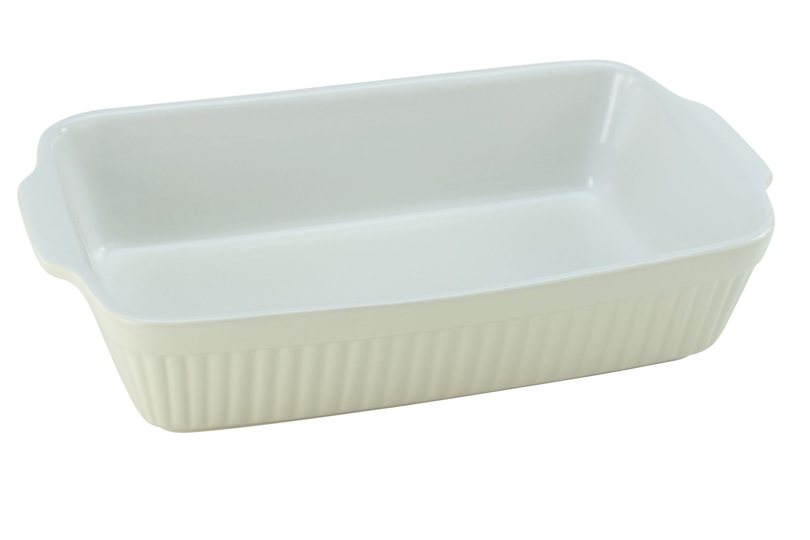CreaTable Auflaufform Pastell Kitchen in Farbe Creme glänzend