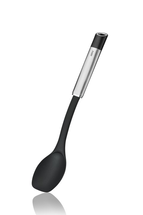 GEFU Kochlöffel Primeline schwarz/silber