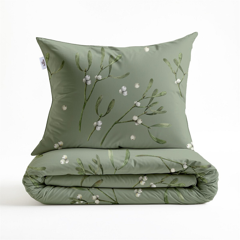 Heckettlane Bettwäsche Leontine 155x220cm HEDRA ca.155x220 cm in Farbe Green, Kissen, Dekoration für Zuhause