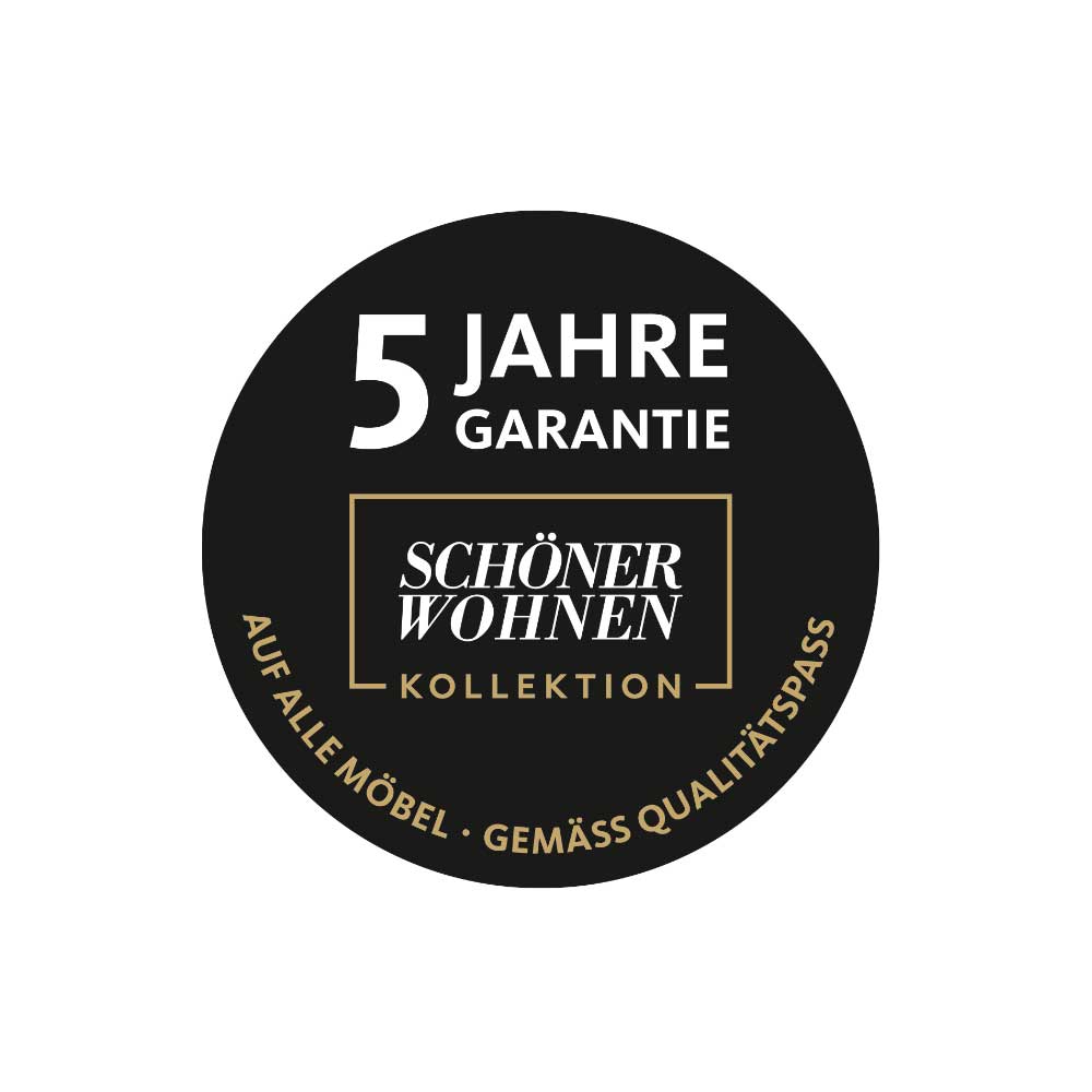 SCHÖNER WOHNEN-Kollektion Standvitrine YONNA ca. 77x205x39cm in Kerneiche natur gebürstet