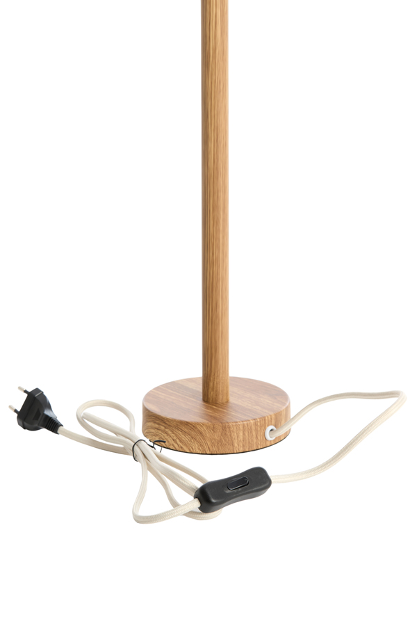 Light & Living Lampenfuß WASHINGTON in Farbe natur, holzfarben, Elektrisches Gerät, Mikrophon, Adapter, Elektronik