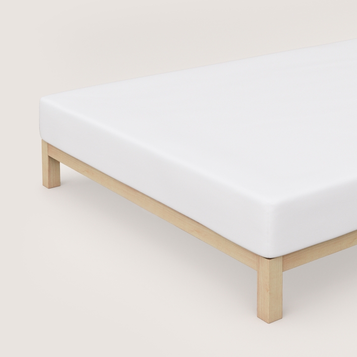 Schlafgut Casual Spannbettlaken ca. 180x200-200x200cm in Farbe Full-White