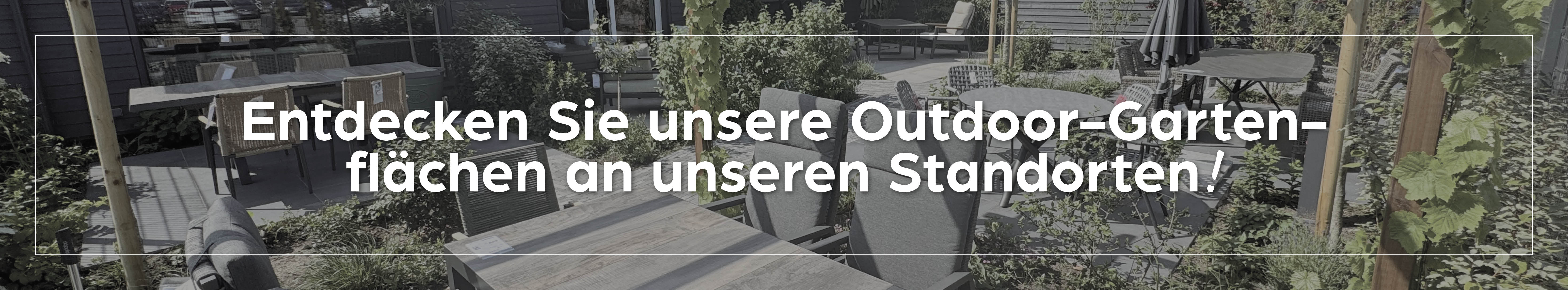 Outdoor-Möbel, Terrassentisch, Gartenstühle, Garten-Dekoration, Pflanzen