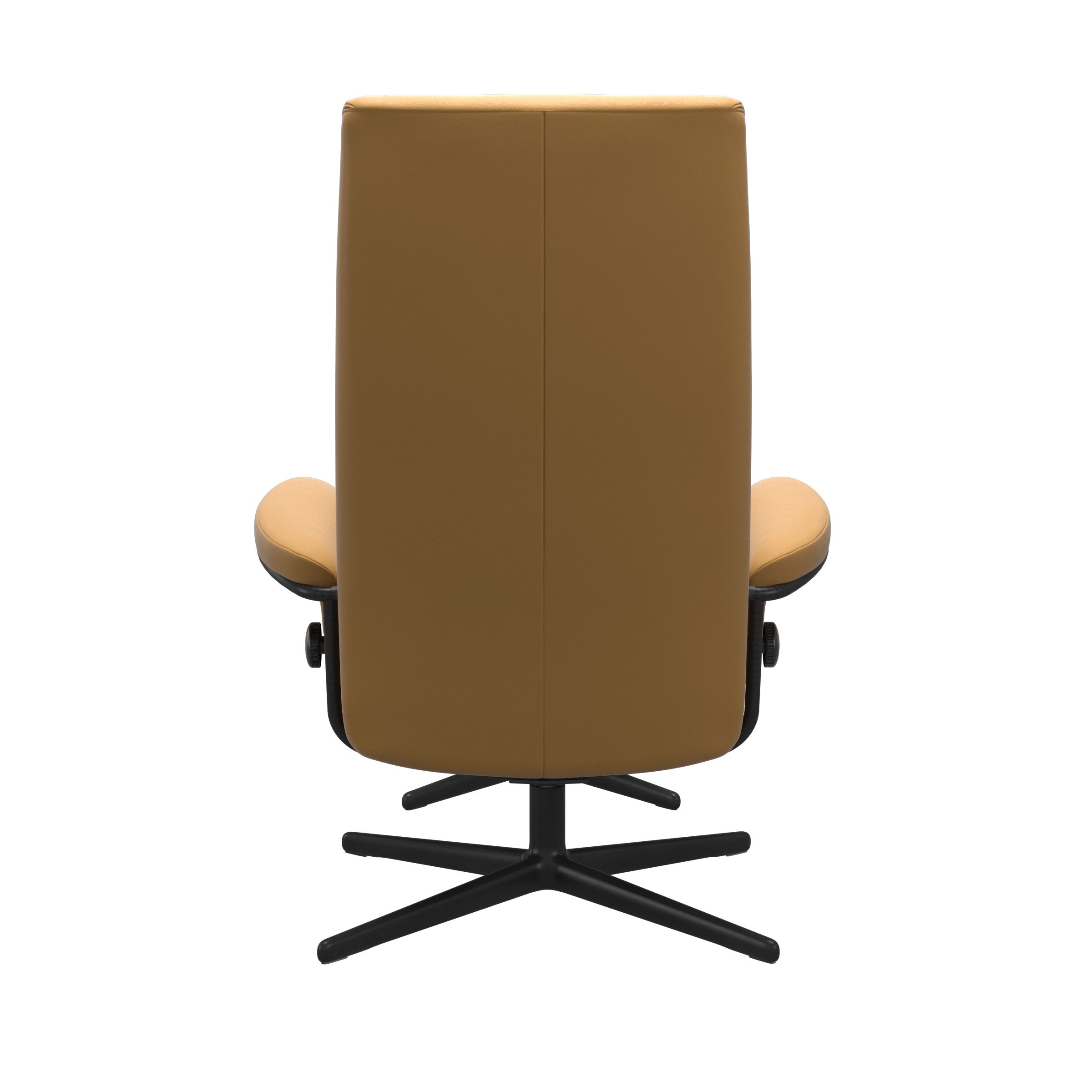 Stressless Sessel mit Hocker London Cross (M) in Leder Paloma Honey