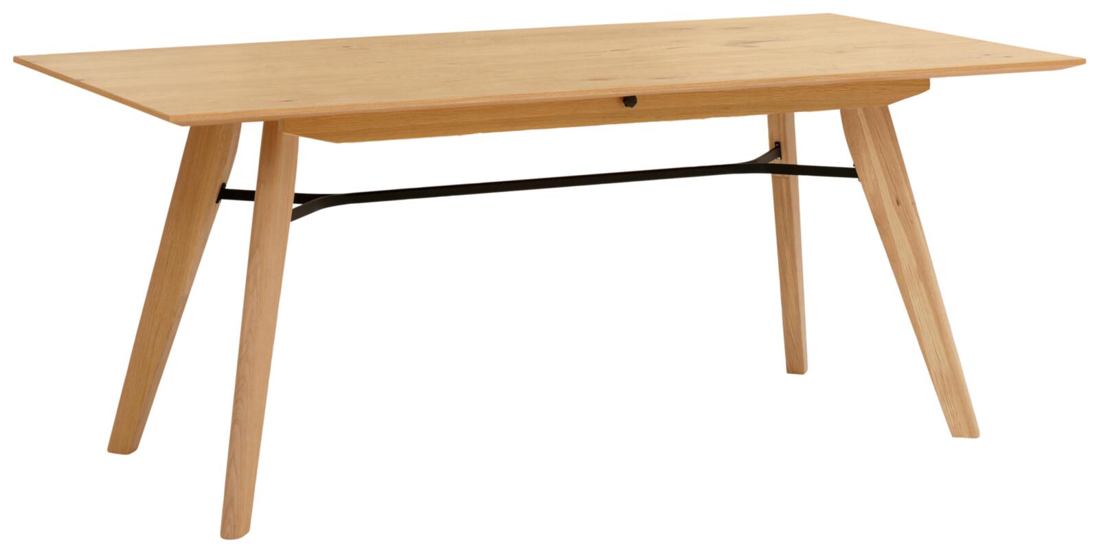 Modulmaster Esstisch Game Plus Holzfarben K + W Esstisch GAME PLUS 160(200)x90 in Asteiche natur furniert, Moebel, Tabelle, Schreibtisch, Esstisch, Kaffeetisch