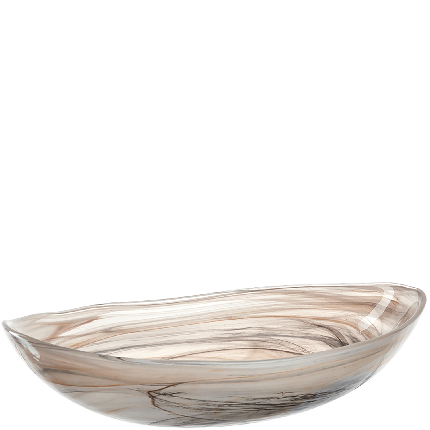 Leonardo Schale Alabastro 22cm in Farbe beige