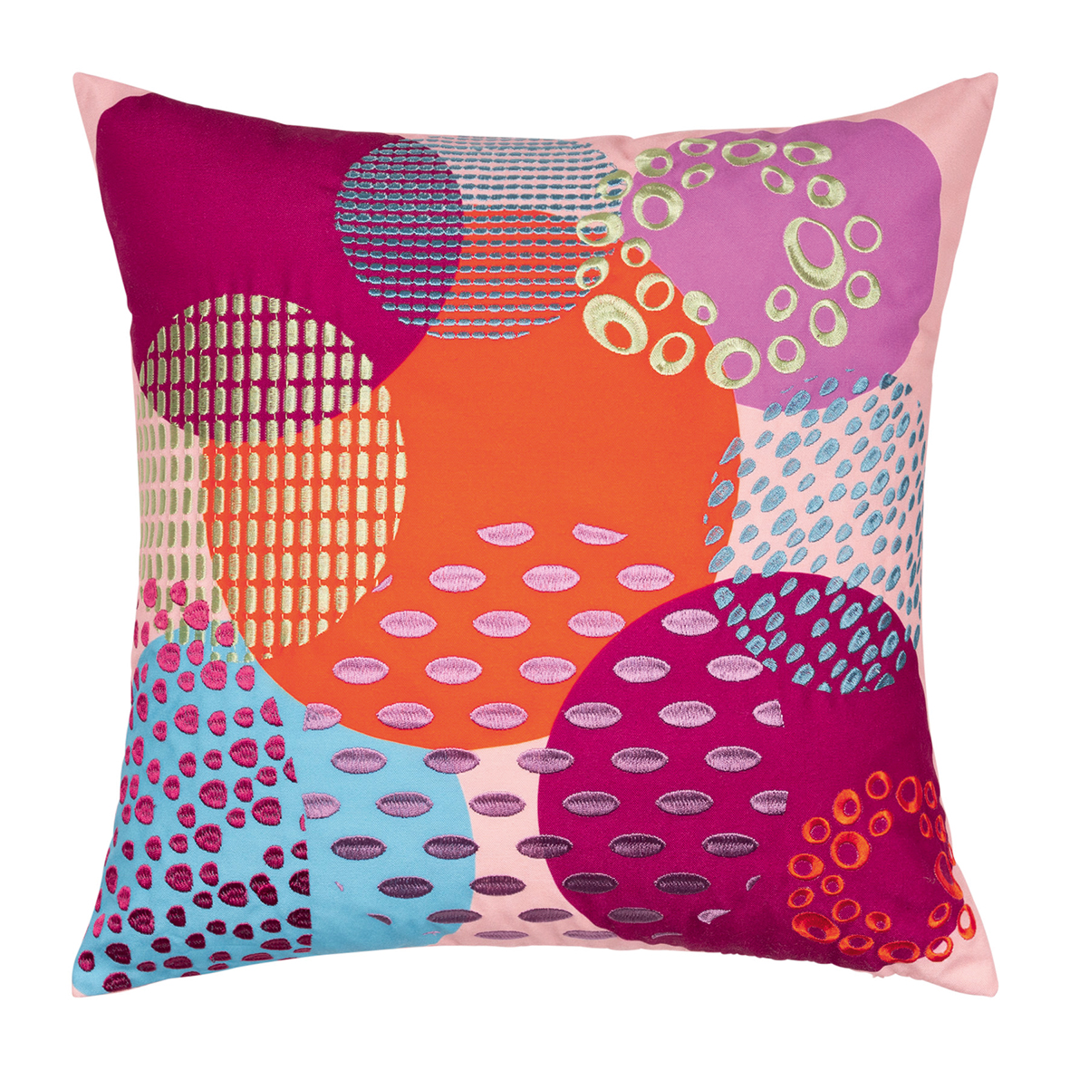 Kissenhülle 40x40 cm, kissen, kissenbezug, abstrakt, bunte muster, polyester