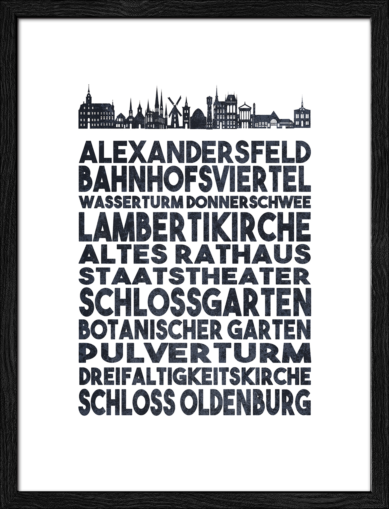 ProArt Framed-Art Slim Scandic 33x43cm Oldenburg