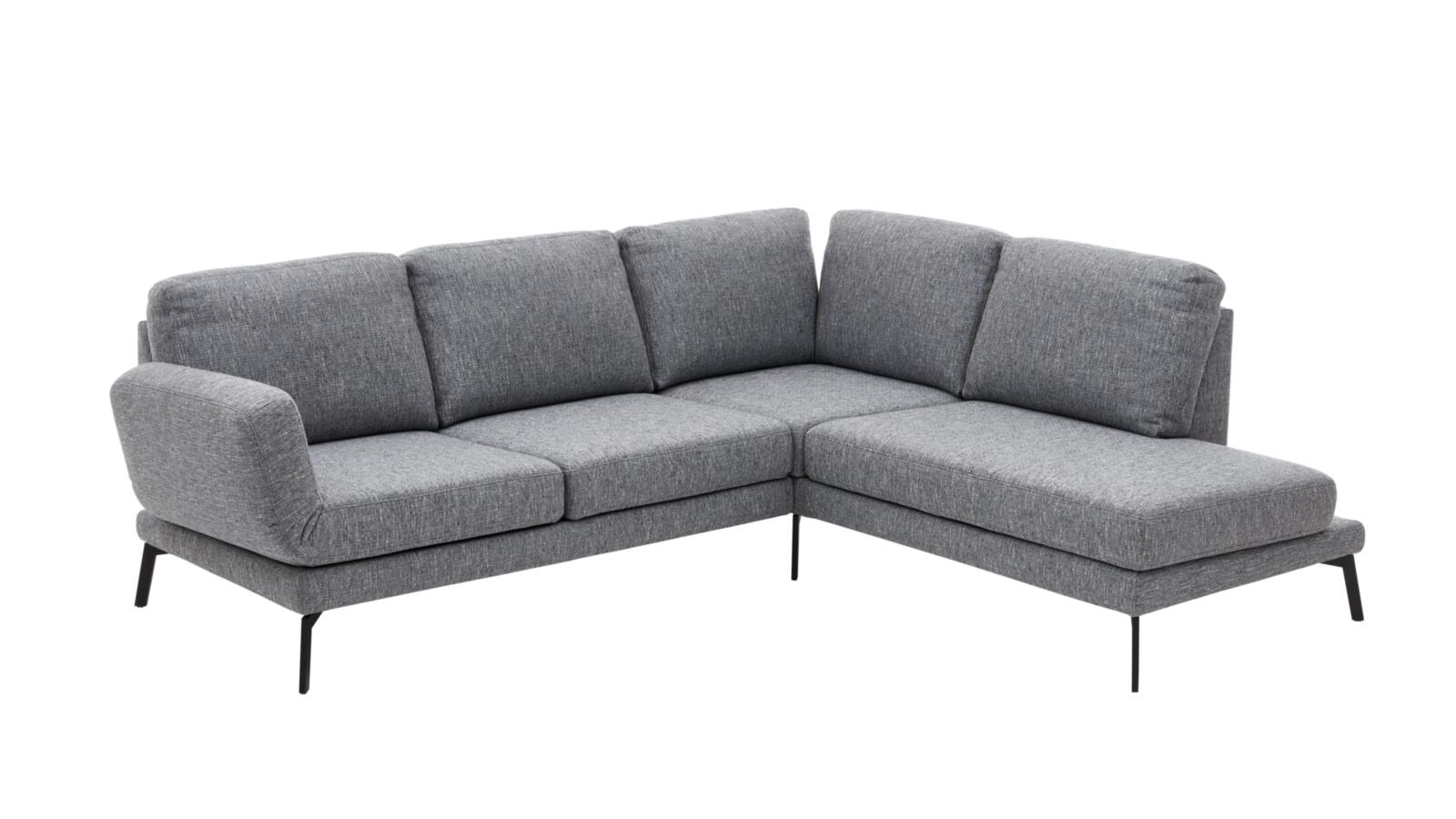 Candy Polsterecke TWISTER ca. 253x207cm in Stoff Prime blue grey Candy Polsterecke TWISTER ca. 253x207cm in Stoff Prime blue grey, Couch, Mobiliar, Kissen, Dekoration für Zuhause