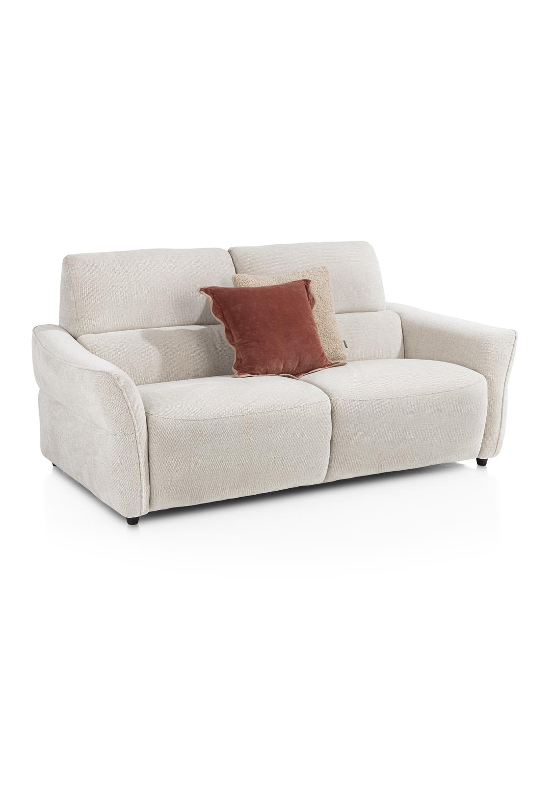 Henders & Hazel 2,5-Sitzer ANGLET 56401-001, Sofa, Zweisitzer, Beige, Stoff, Kissen