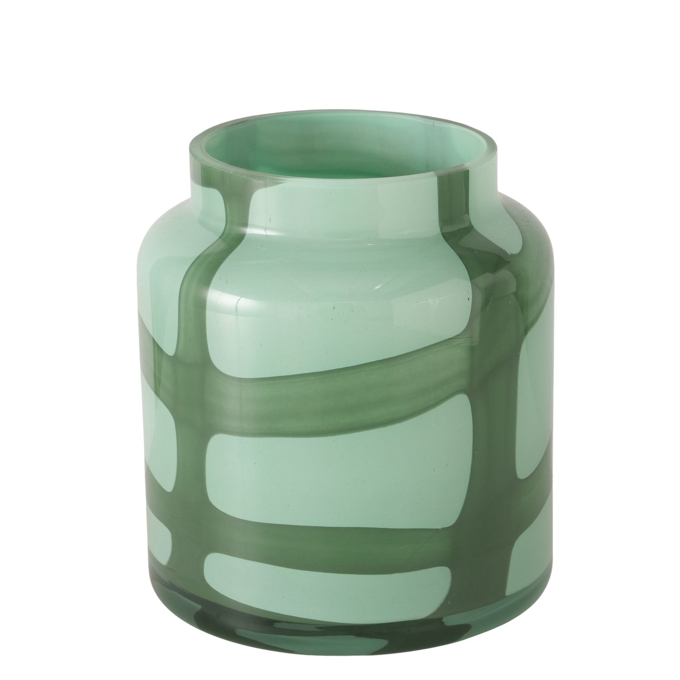 Boltze Vase Verana in Farbe Glas durchgefärbt grün