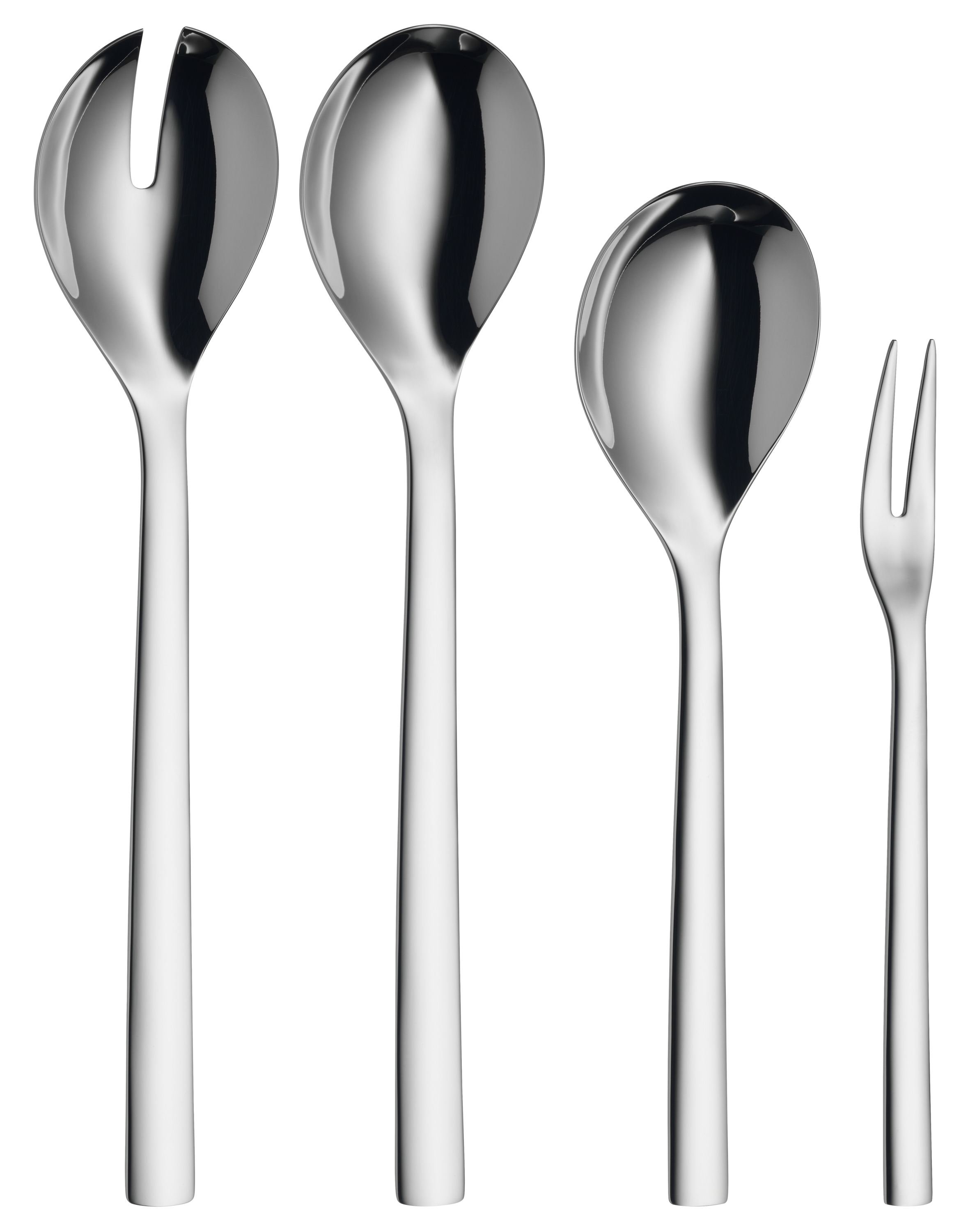 WMF Nuova Servierteile-Set, 4-teilig in poliertem Edelstahl