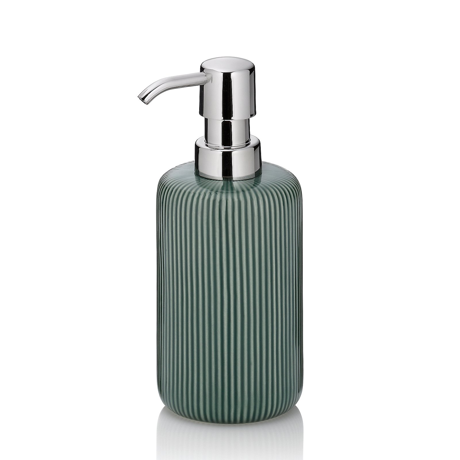 Kela Seifenspender AVA in Farbe alpengrün Kela Seifenspender AVA in Farbe alpengrün, Flasche, Lotion, Sinken, Waschbeckenhahn