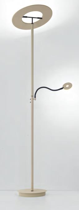 B-Leuchten Stehleuchte MONZA in sand, Lampe