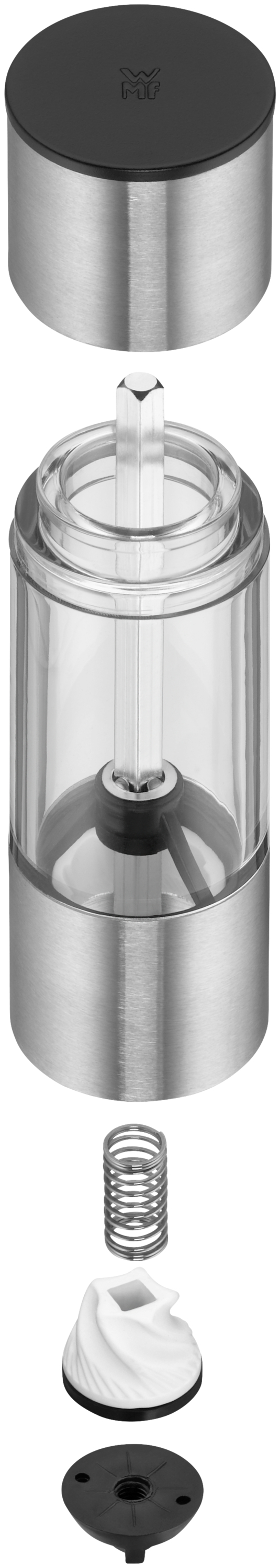 WMF Mini Mühle in gebürstetem Edelstahl
