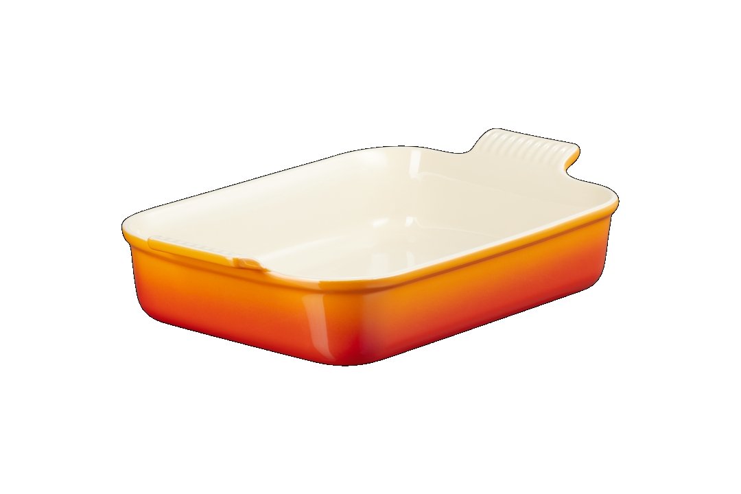 Le Creuset Auflaufform Ø ca. 32cm Ofenrot