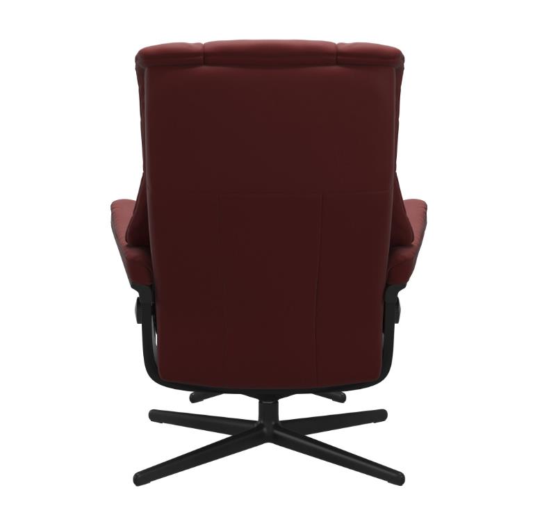 Stressless Sessel mit Hocker MAYFAIR ca. B92 H103 T128 cm in Leder Paloma 58 cherry