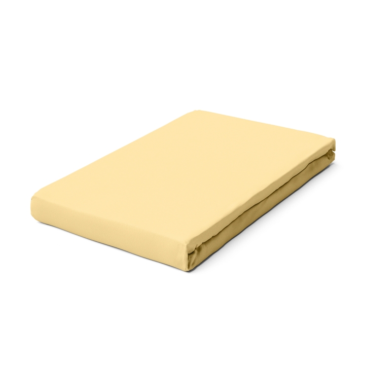 Schlafgut Pure Spannbettlaken ca. 180x200-200x220cm in Farbe Yellow Mid