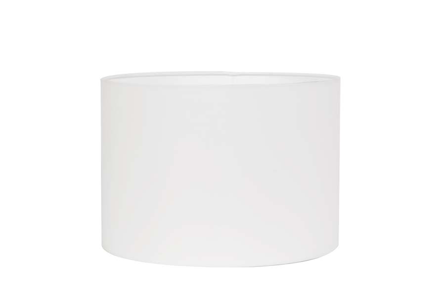 Light & Living Lampenschirm POLYCOTTON in Farbe weiß Light & Living Lampenschirm POLYCOTTON in Farbe weiß, Zylinder, Töpferei, Kunst, Porzellan, Lampe
