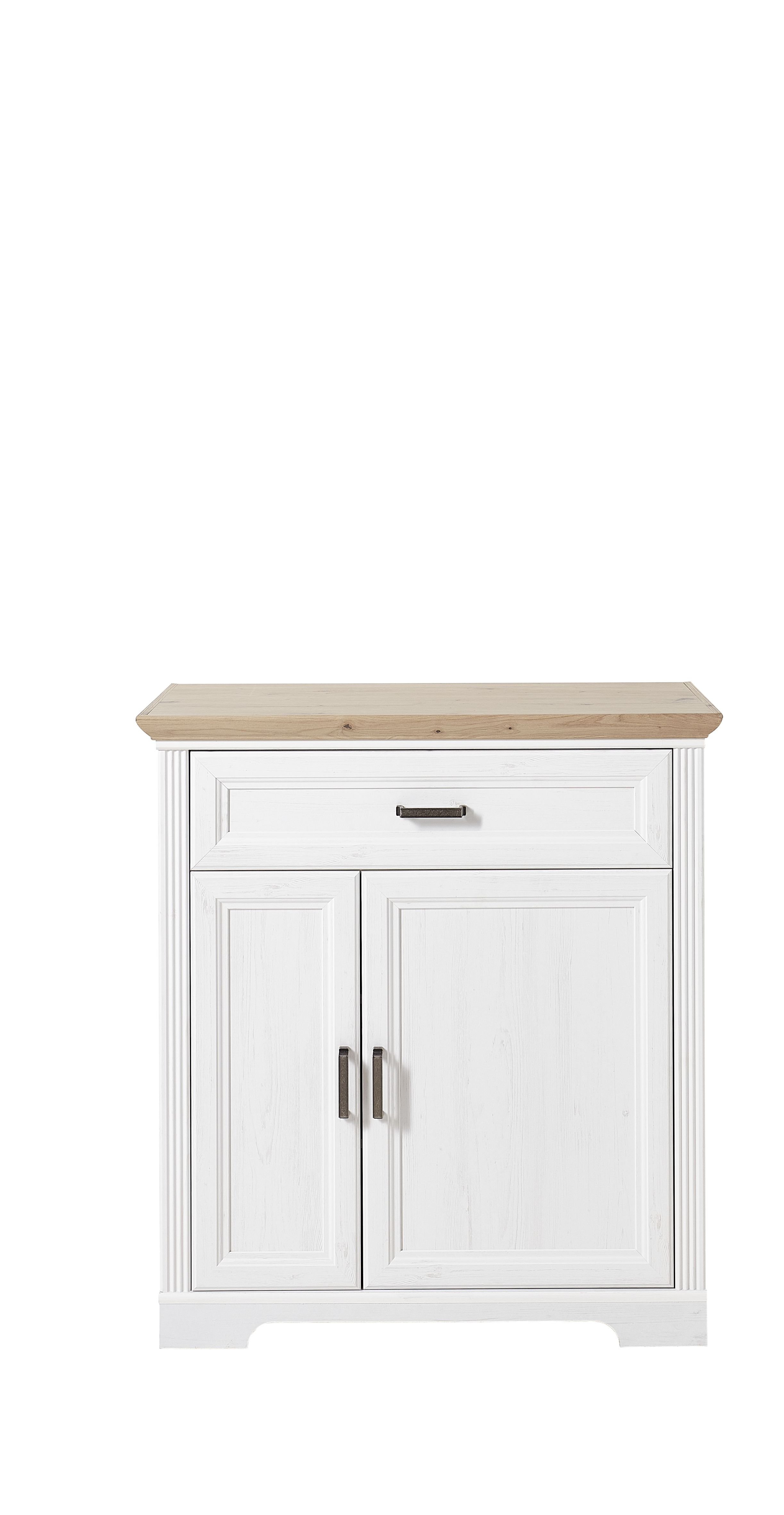 Schuhschrank B/H/T ca. 93/102/41 cm in Mehrfarbig Innostyle Schuhschrank Jasmin in Pinie hell / Artisan Eiche, 102 x 93 cm