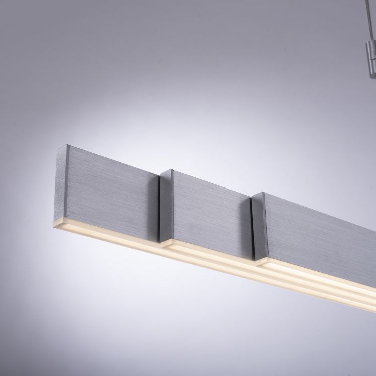 Paul Neuhaus LED-Pendelleuchte Pure-Moto in Aluminium
