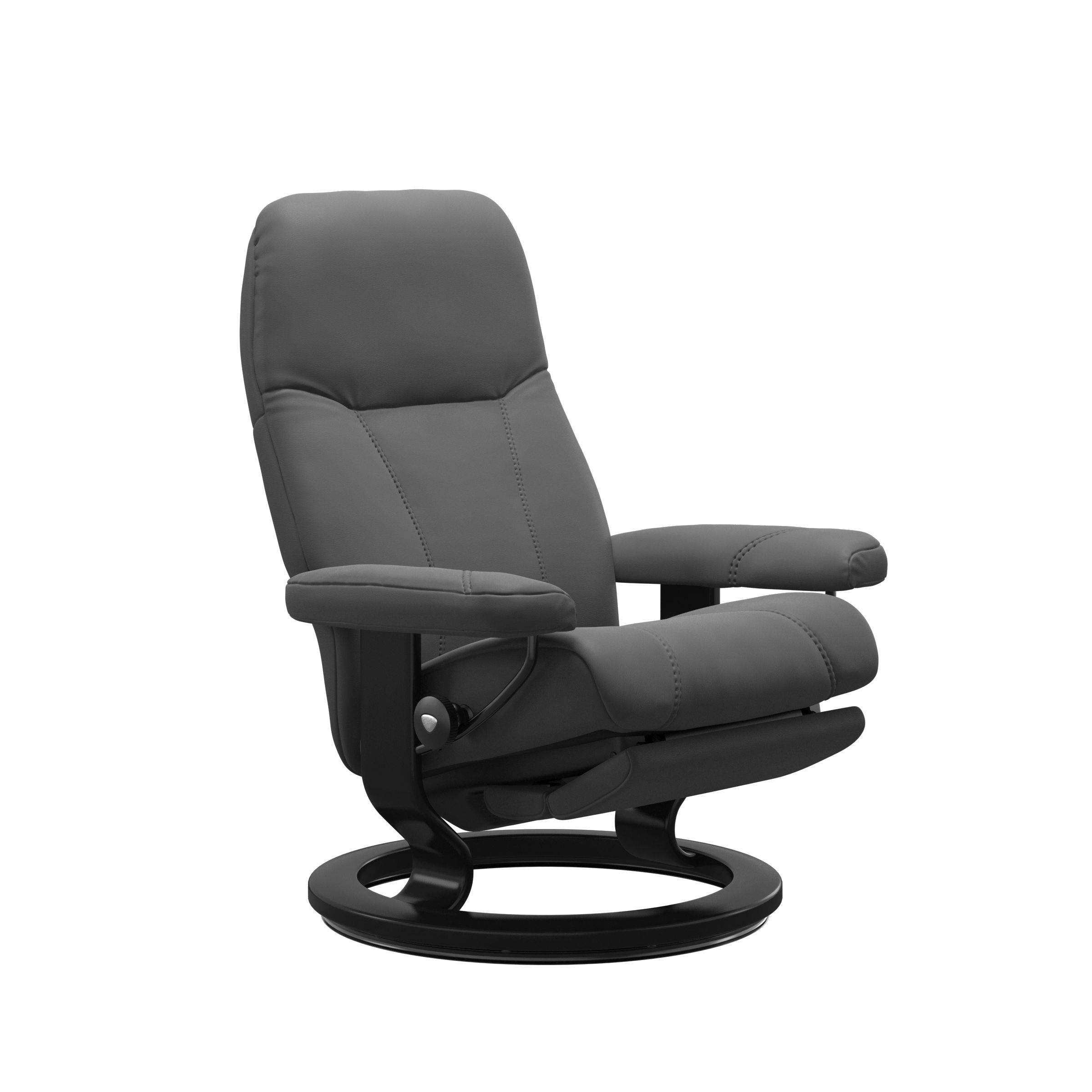 Stressless Sessel CONSUL CLASSIC POWER (L) in Leder Batick grey Stressless Sessel CONSUL CLASSIC POWER (L) in Leder Batick grey