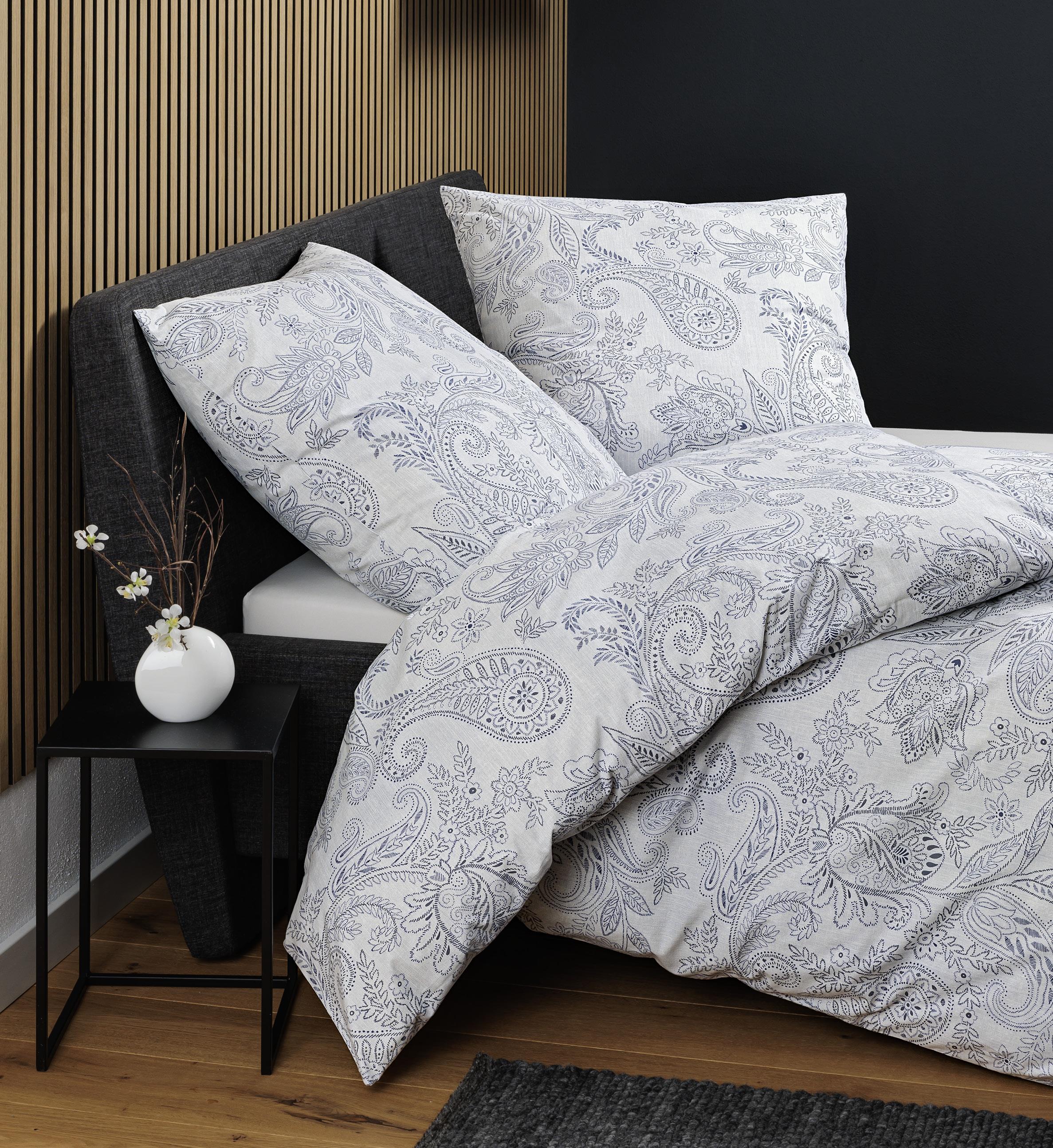 Janine Design Bettwäsche 135x200cm CORTINA in Farbe Blau
