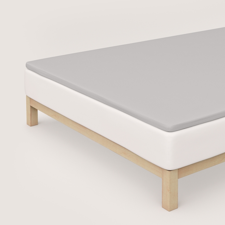 Schlafgut Pure Topper Spannbettlaken ca. 140x200-160x220cm in Farbe Grey Light
