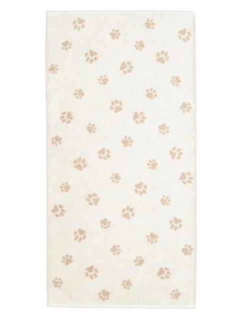 Cawö Handtuch 50x100 cm WE LOVE DOG in 33 natur/beige