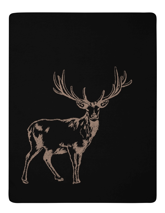 Biederlack Decke ca. 150x200cm in Farbe Deer Biederlack Decke ca. 150x200cm in Farbe Deer, Hirsch, Säugetier, Tierwelt, Antilope, Elch