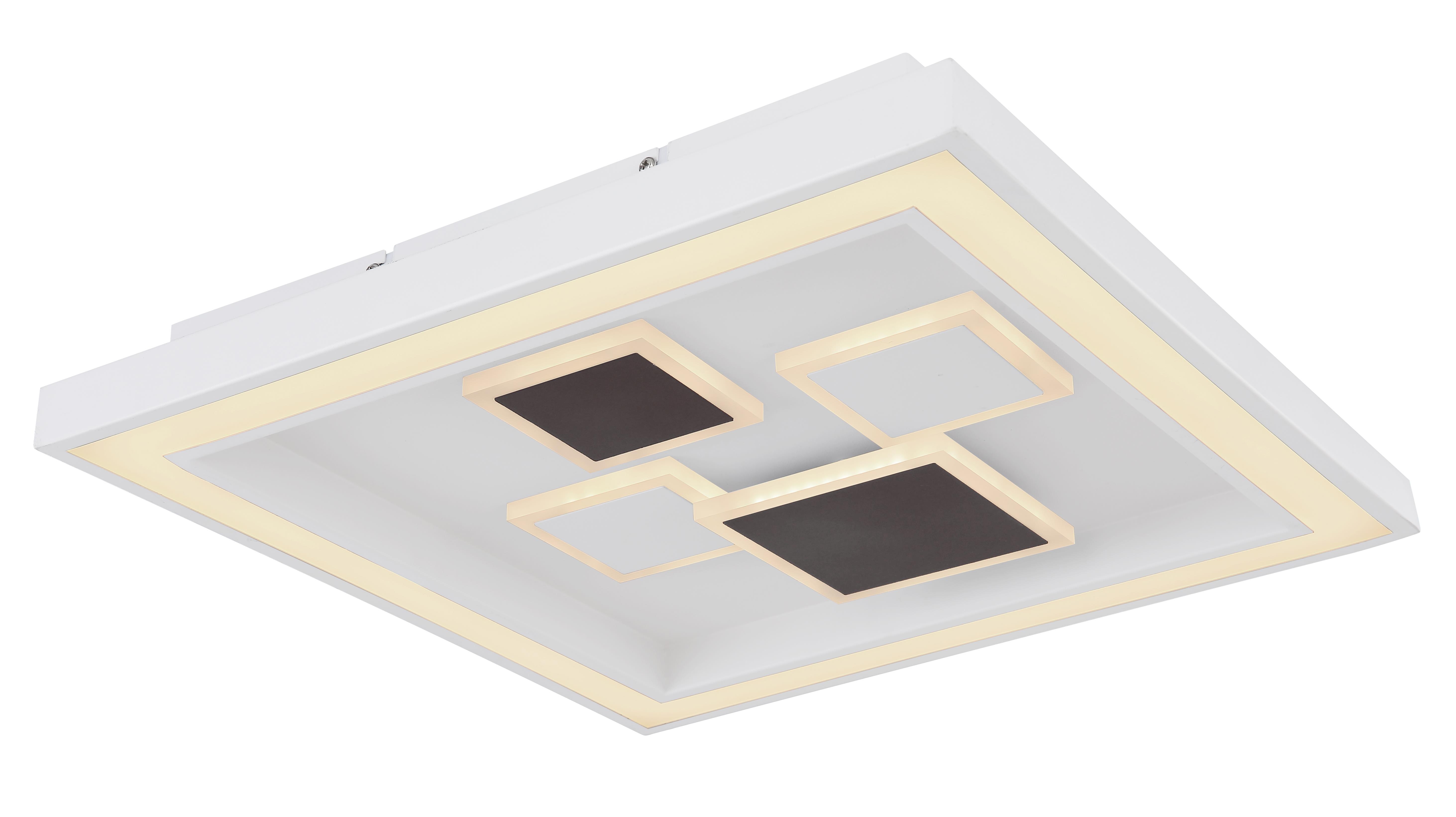 Globo LED-Deckenleuchte NOLO 2-flammig in Farbe weiß, anthrazit LED-Deckenleuchte NOLO in weiß, anthrazit