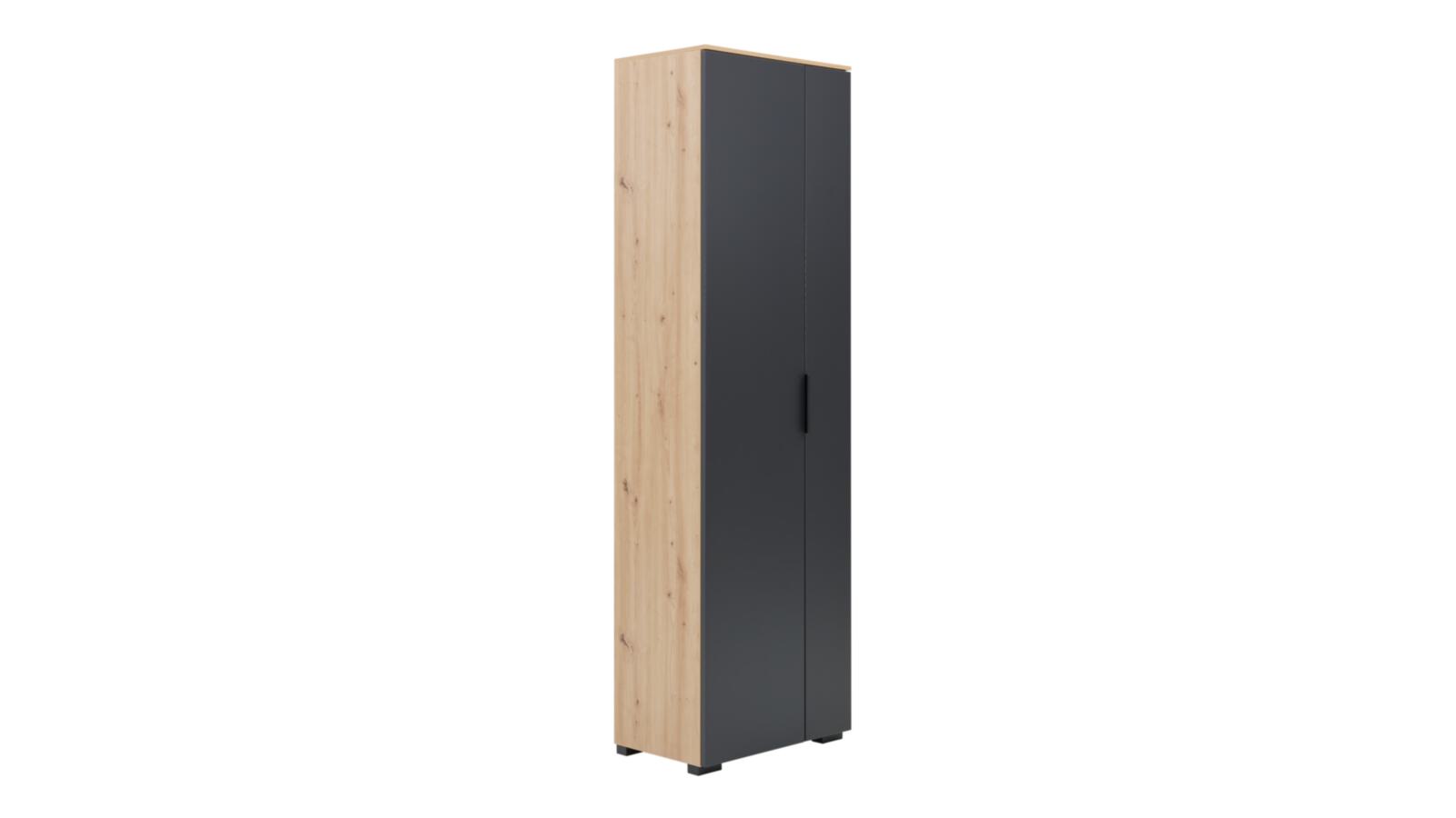 Kleiderschrank in Front anthrazit lack 19