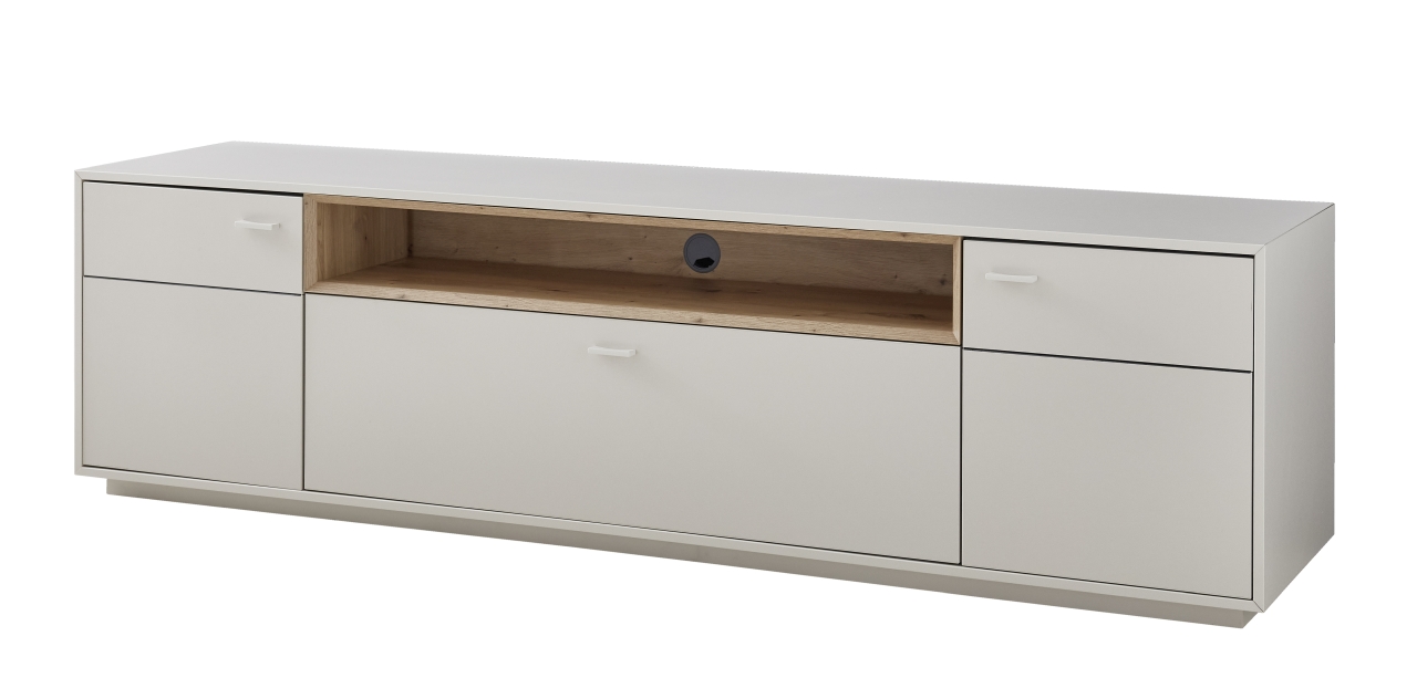 TV-Unterteil CORUNA in Weiß TV-Unterteil CORUNA in Weiß, lowboard, sideboard, TV-möbel, holzoptik