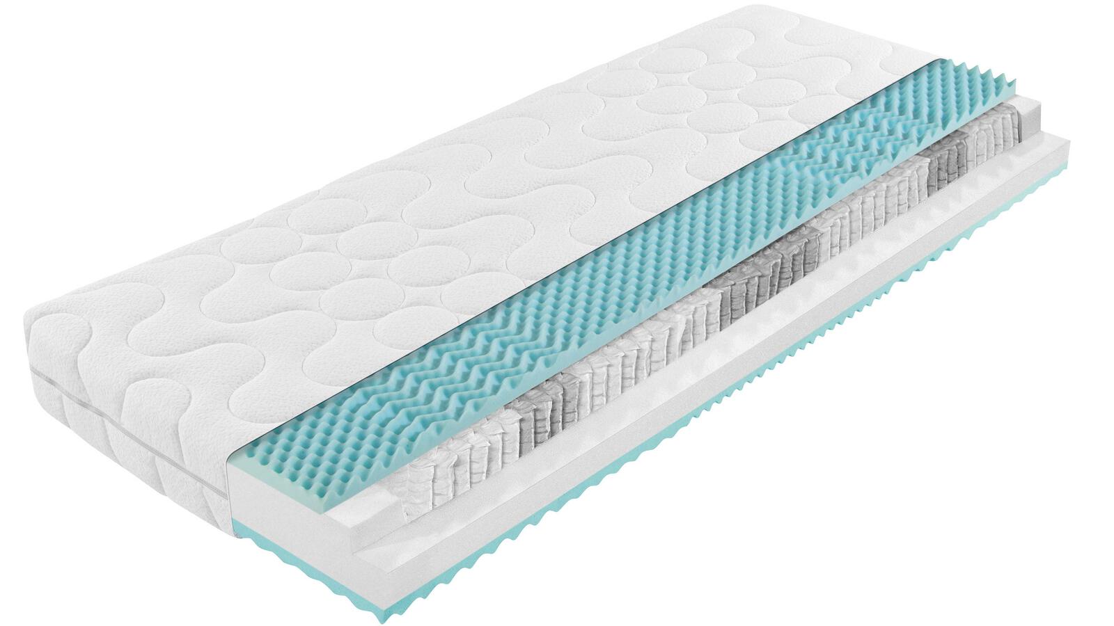 Ada Nova Taschenfederkern-Matratzen-Set Sirius 12 Härtegrad 2 ca. 90x200cm, matratze, komfort, keine marke, memory-schaum, h2o-gefühl