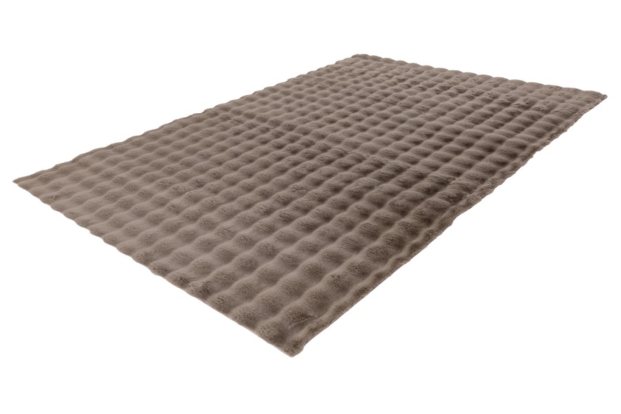 Webteppich HARMONY ca. 160x230cm in Farbe taupe, Schadenschutz, Acoustic, Tappich, Bodenschutz, Weiches Muster