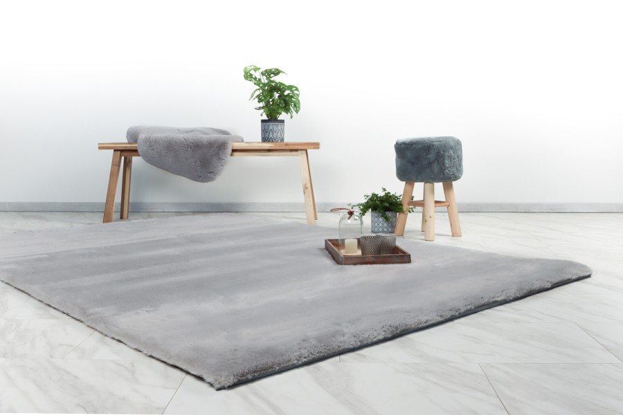 Webteppich HEAVEN ca. 120x170cm in Farbe silver Webteppich HEAVEN ca. 120x170cm in Farbe silver, Sofa-Bank, Couchtisch, Teppich, Pouf-Hocker, Pflanzen-Dekor