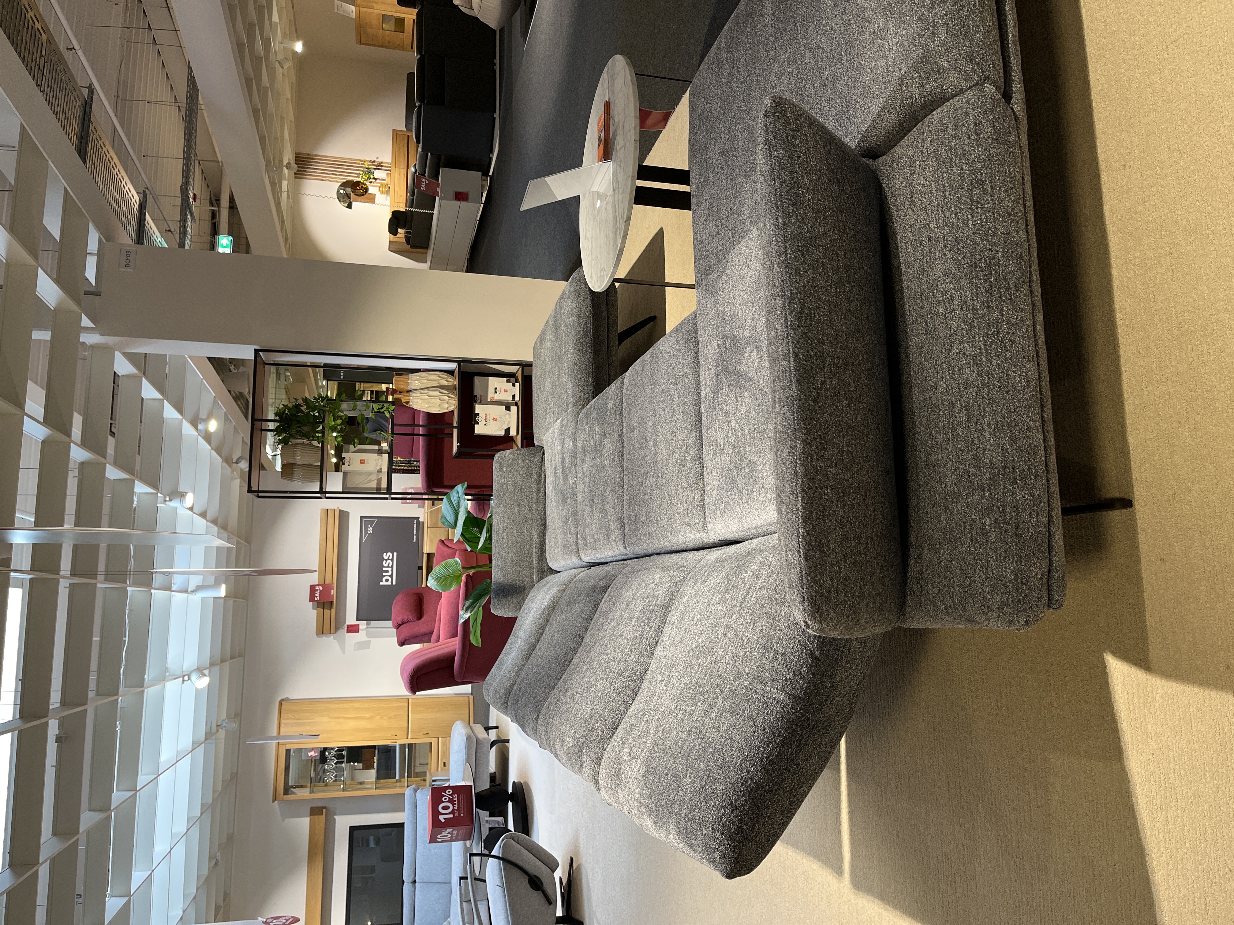 Koinor Wohnlandschaft ELEMENTS ca. 157x376x157cm in Fame 93, Sofa, Grau, Stoff, Wohnzimmer, Sofa-Landschaft