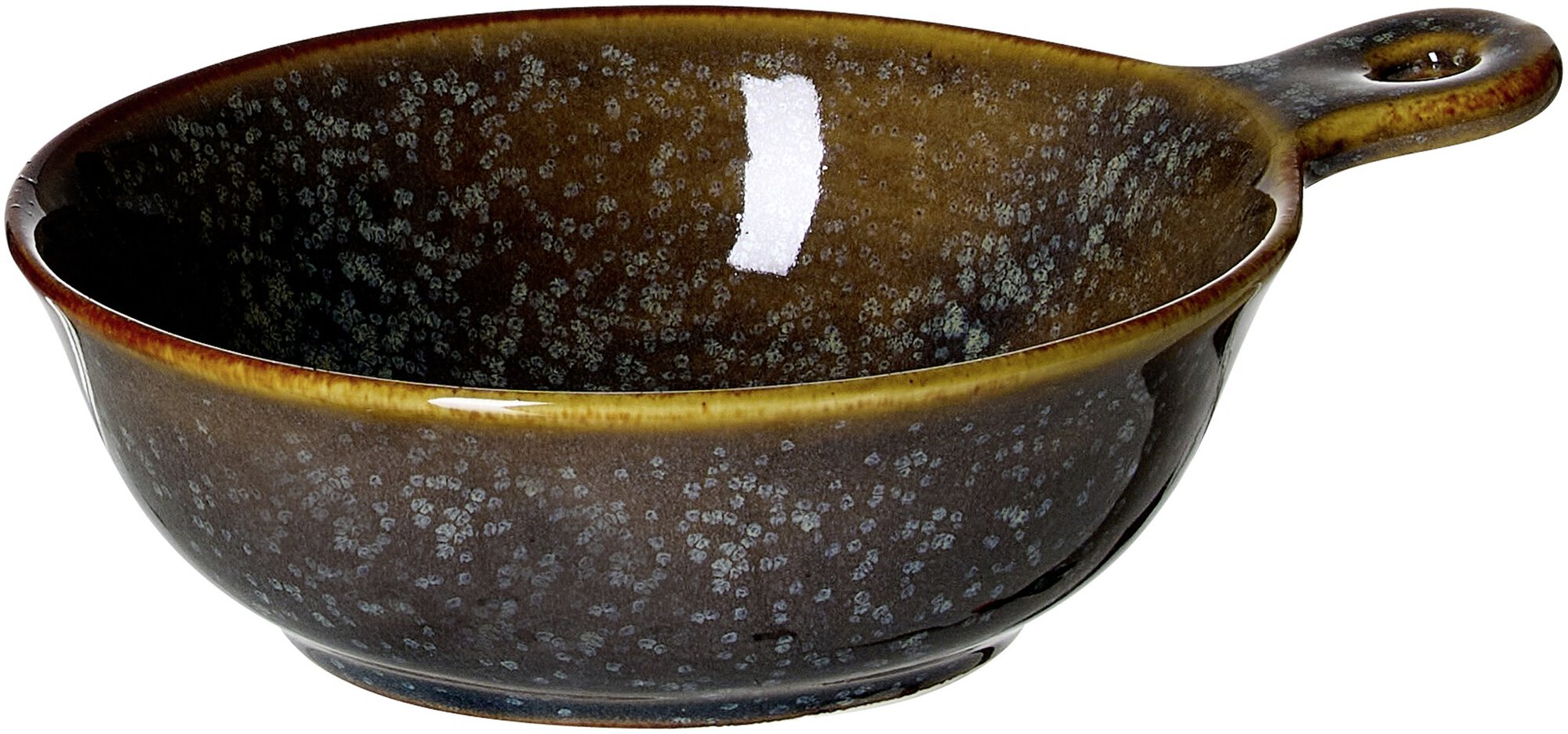 Ritzenhoff & Breker Pfännchen TROMS 12,5x10cm aus Porzellan braun/grau