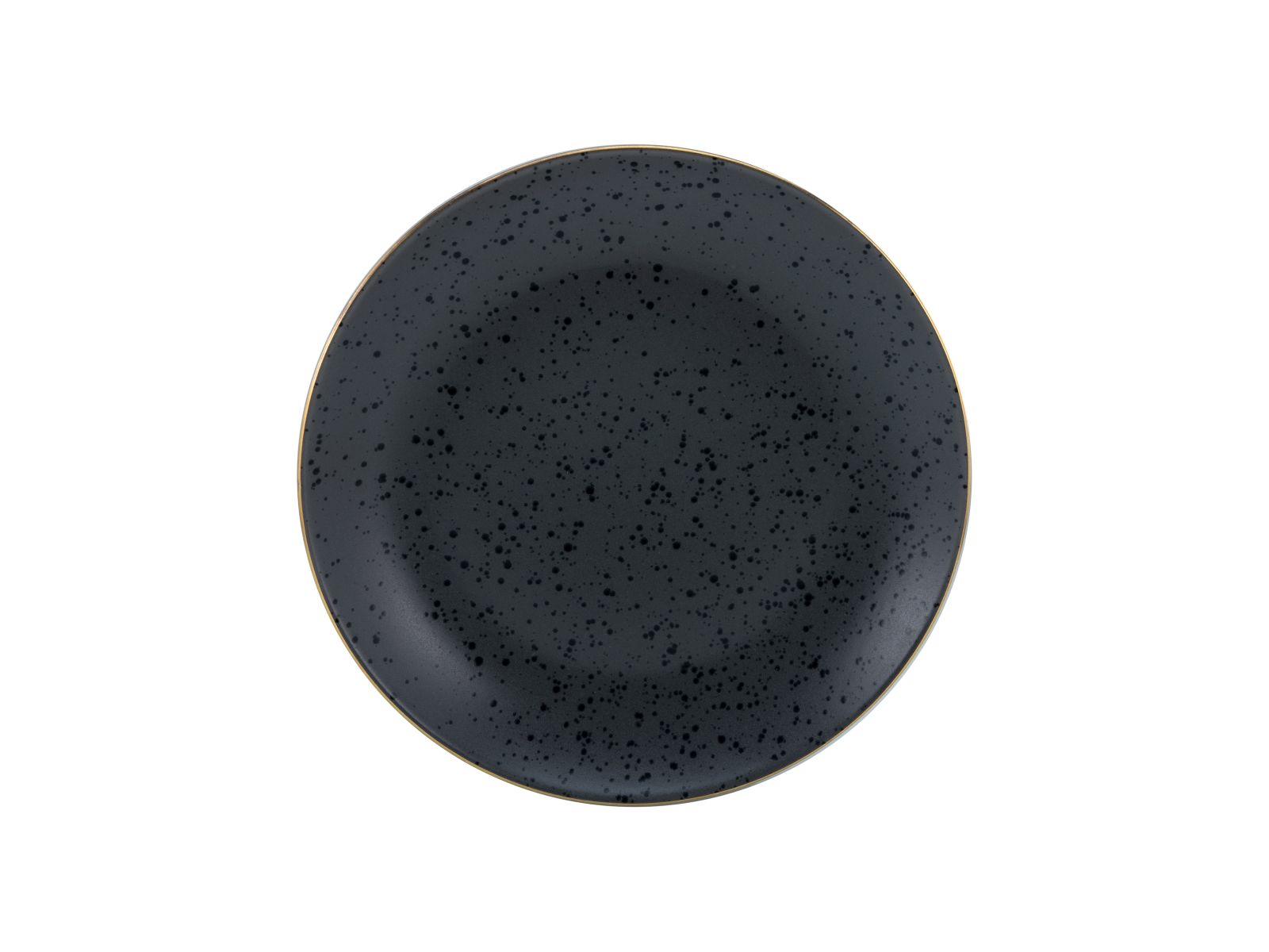 CreaTable Dessertteller Industrial in Farbe Schwarz matt