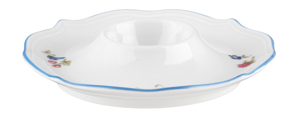 Seltmann Weiden Eierbecher mit Ablage Sonate 34032 Nostalgie , Schale, Suppenschüssel, Porzellan, Töpferei, Untertasse