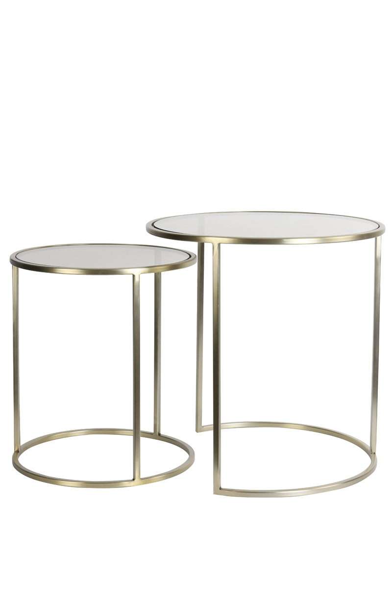 Bestelltisch 2-tlg. DUARTE in 40x45+50x52cm