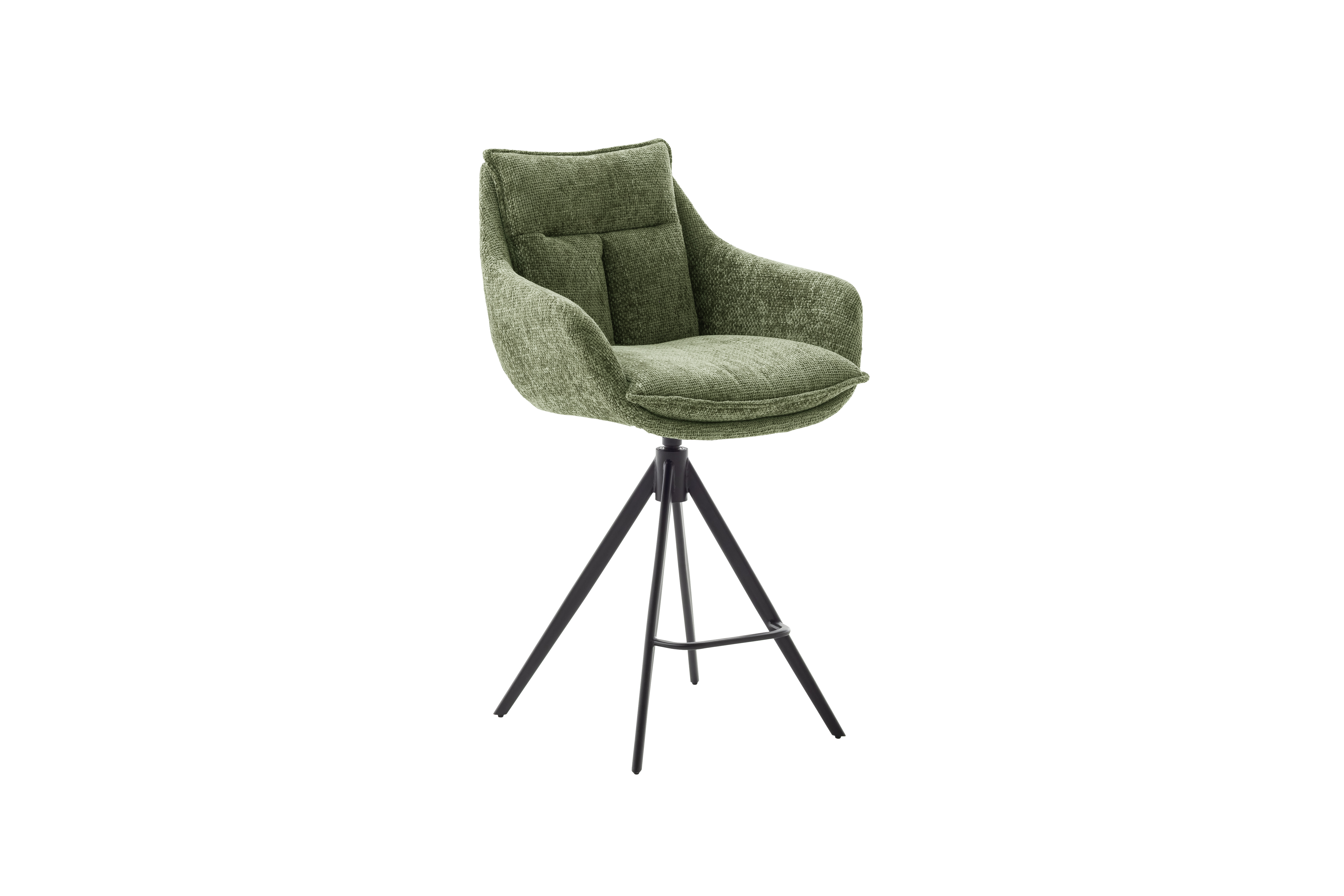 MCA Furniture Tresenstuhl PARKER in Stoff olive