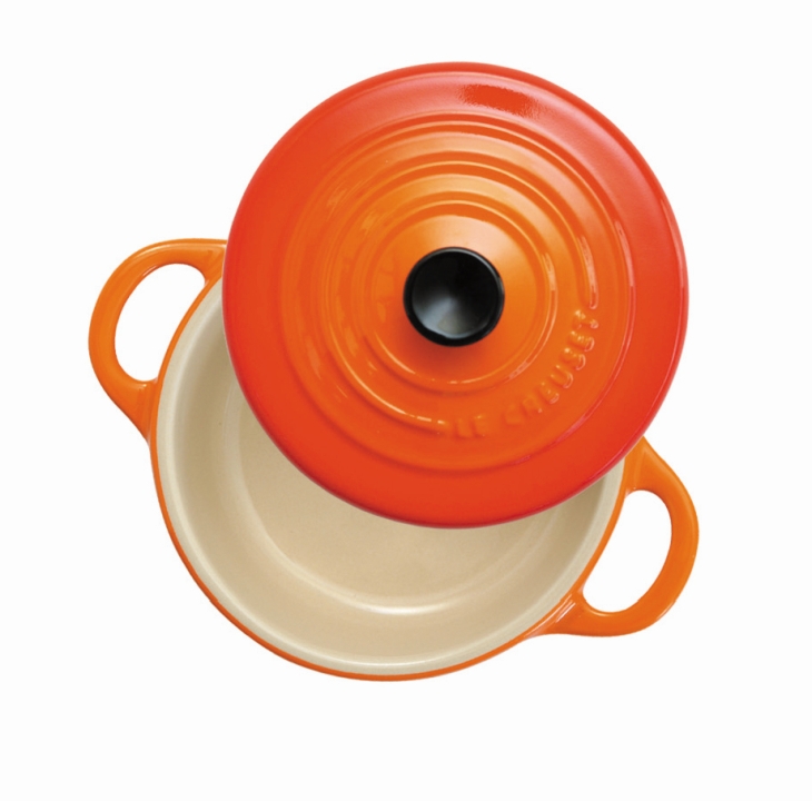 Le Creuset Mini-Cocotte 10cm in Farbe Ofenrot Le Creuset Mini-Cocotte Ofenrot