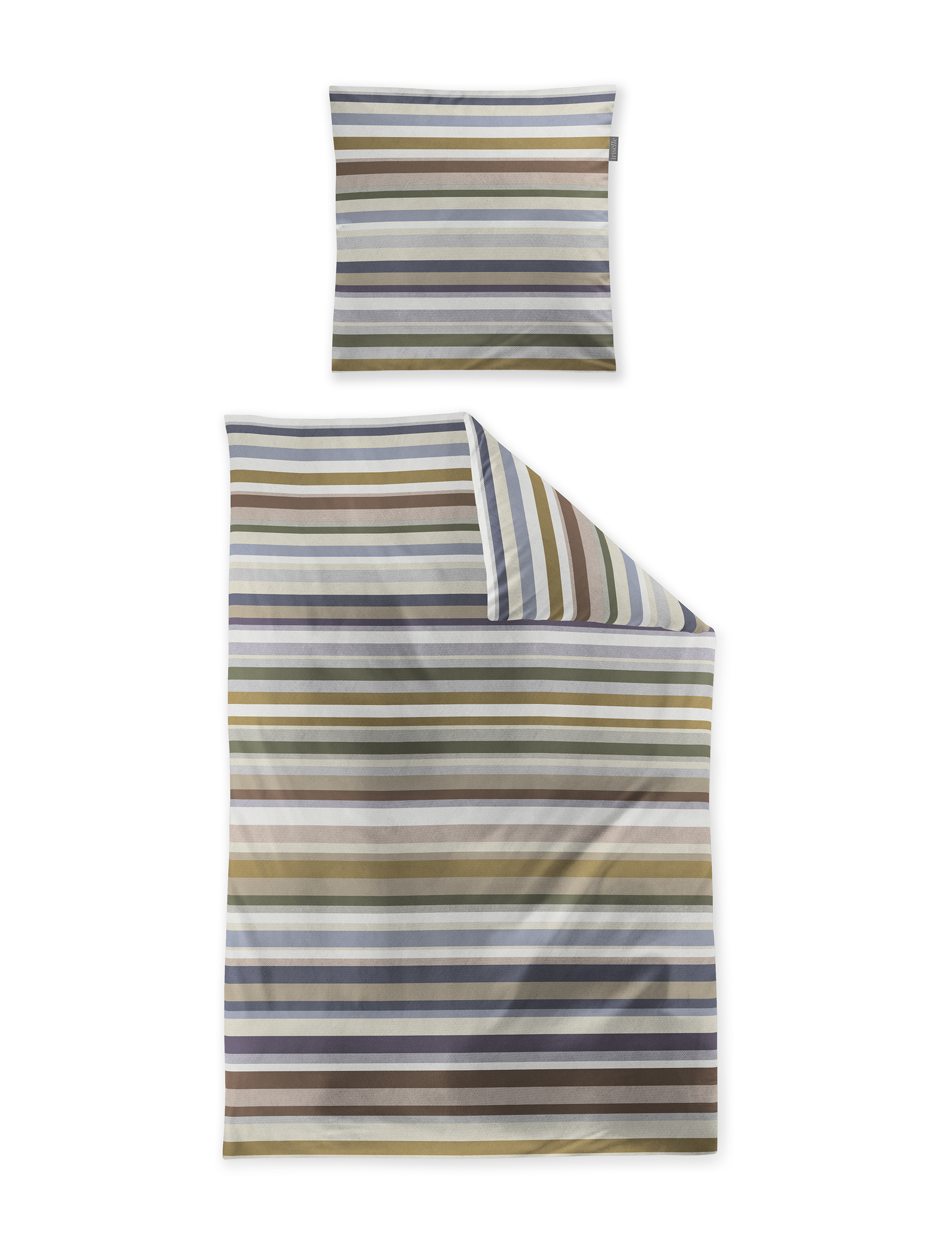 irisette Mako-Satin Bettwäsche WAVE in Farbe ca. 155x220cm irisette Mako-Satin Bettwäsche WAVE in Farbe ca. 155x220cm, Dekoration für Zuhause, Serviette