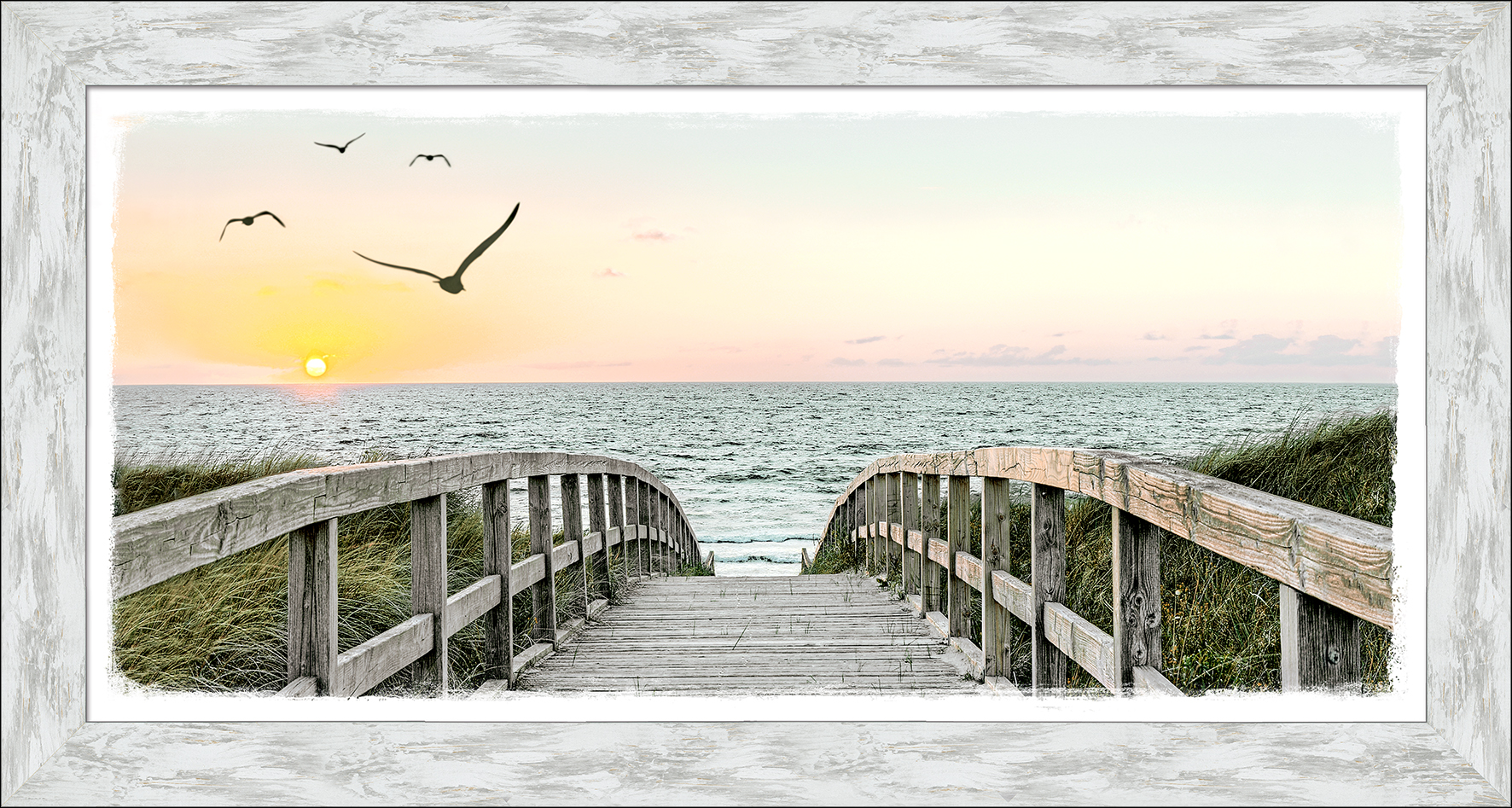 PRO ART New Classic Wood 129x69cm Flying Birds
