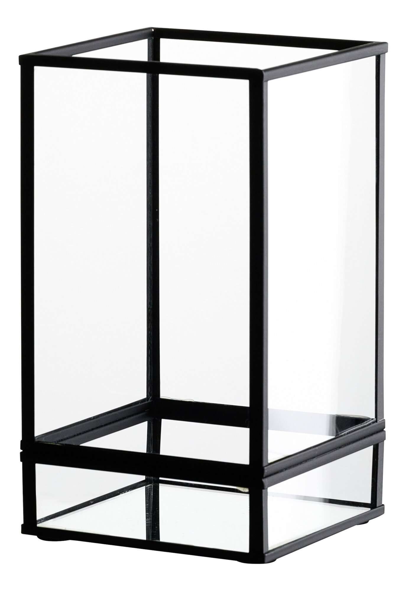 Ritzenhoff & Breker Windlicht NERO 10x10x17,5cmmitEisenfassung aus Glas klaröschwarz Ritzenhoff & Breker Windlicht NERO 10x10x17,5cmmitEisenfassung aus Glas klaröschwarz