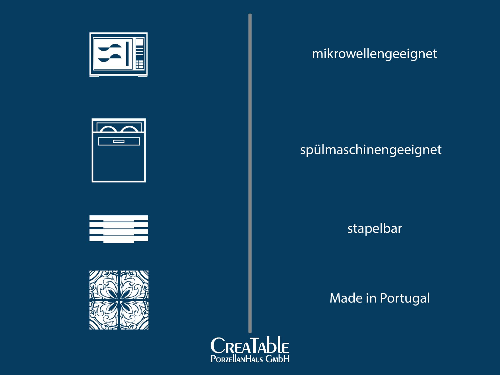 CreaTable Tellerset 12-tlg. Catania in Farbe Anthrazit-sand matt CreaTable Tellerset 12-tlg. Catania in Farbe Anthrazit-sand matt