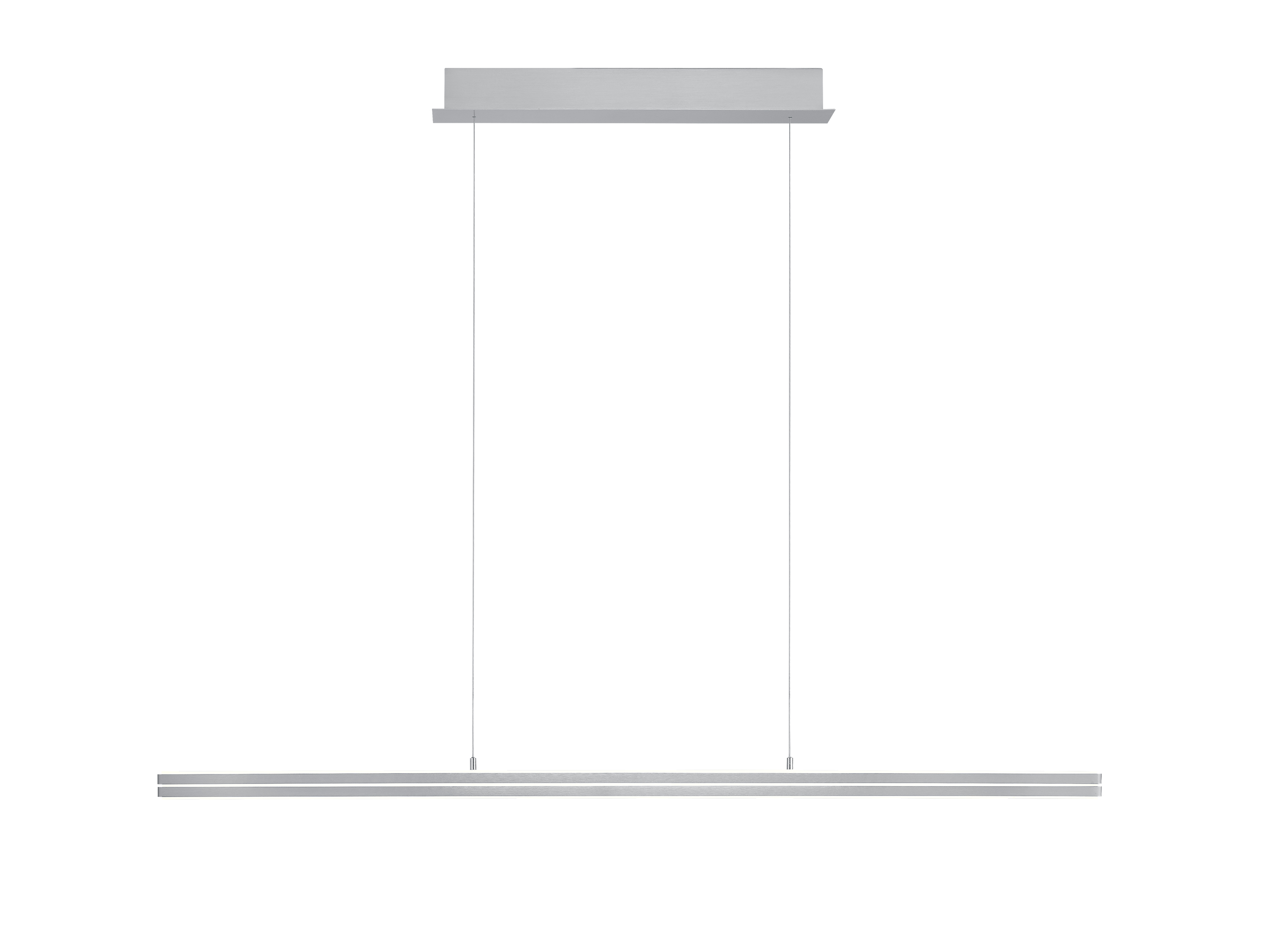 B-Leuchten LED-Pendelleuchte ELEMENTS ERIK in Aluminium nickelfarbig, Elektronik, Bildschirm, Projektionsbildschirm