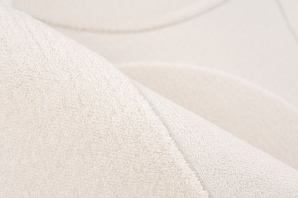 Webteppich FOCUS ca. 160x230cm in Farbe ivory Webteppich FOCUS ca. 160x230cm in Farbe ivory, Kissen, weich, Creme, Stoff, Textur