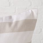 Boltze Kissen Sands SANDS in Baumwolle beige gestreift